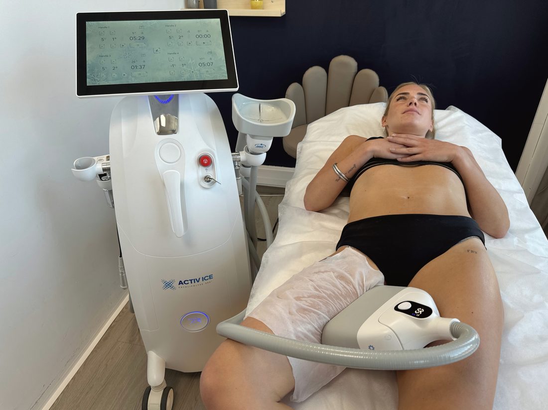 Cabine de soin équipée du laser TENOR au centre Laser Ligne