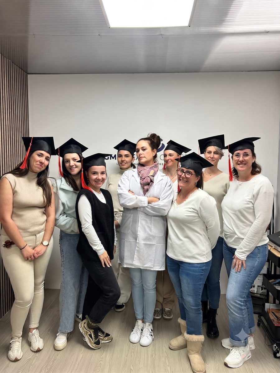 Promotion d'infirmières diplômées de la formation socle laser GMP Beauty Concept